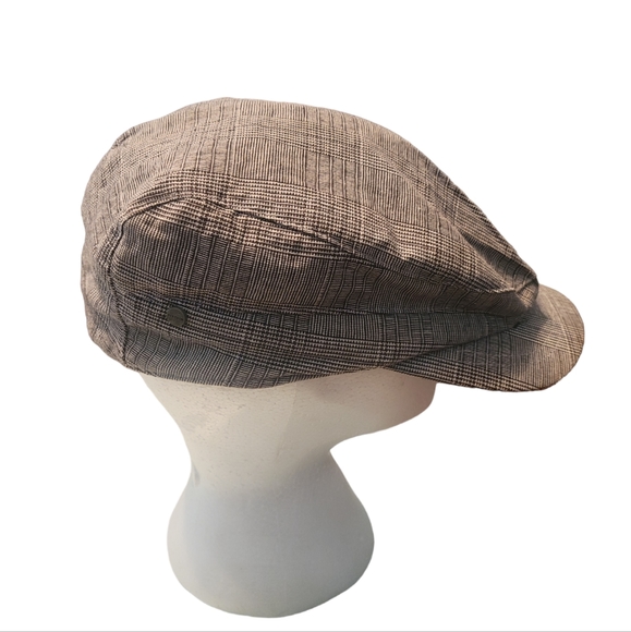 Stetson Mens plain Newsboy Style Cap Size M 100% Cotton - Picture 3 of 6